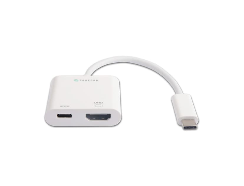 Prokord USB-C - HDMI Adapter 0.15m 4Kx2x@60Hz USB-C Charge