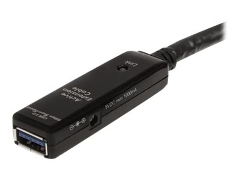 Startech 10m USB 3.0 Active Extension Cable 10m USB-A USB-A Svart