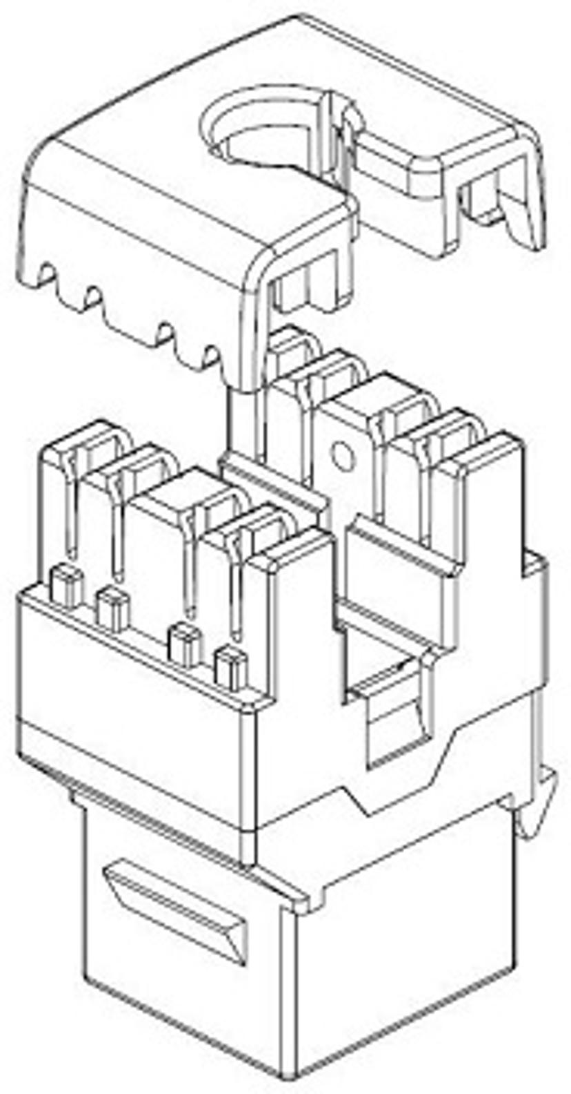 Direktronik Keystone RJ45/RJ45 CAT6 UTP