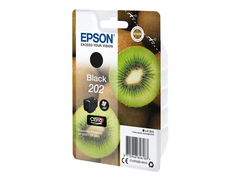 Epson Bläck Svart 6.9ml 202 - XP-6000/XP-6005