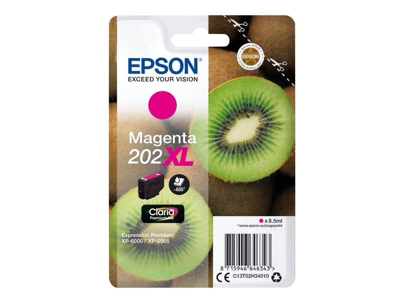 Epson Blekk Magenta 8.5ml 202XL - XP-6000/XP-6005