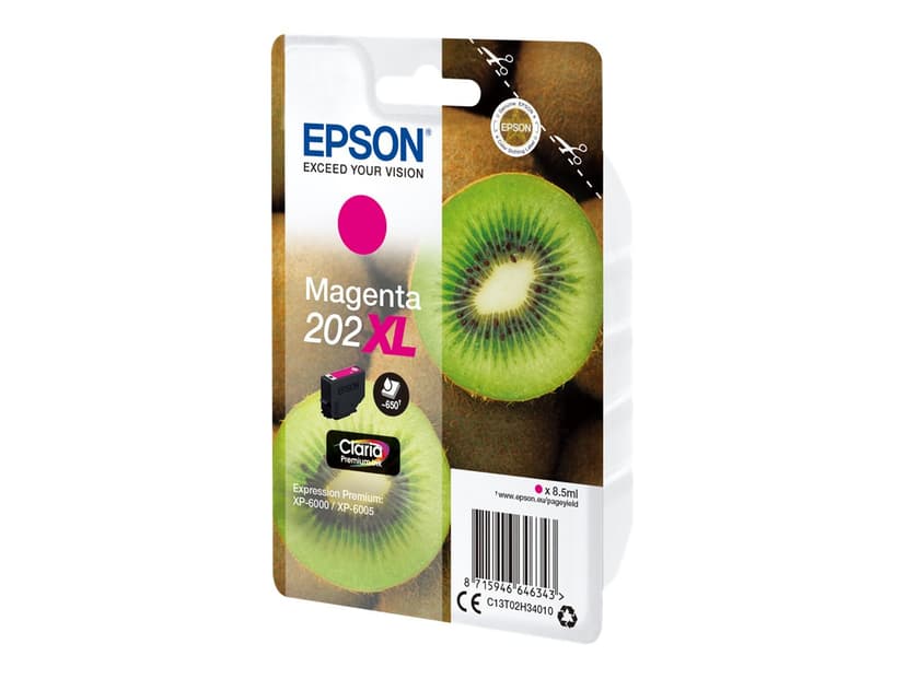 Epson Blæk Magenta 8.5ml 202XL - XP-6000/XP-6005