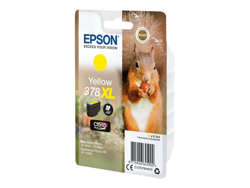 Epson Blekk Gul 9.3ml 378XL - XP-15000/XP-8500/XP-8505