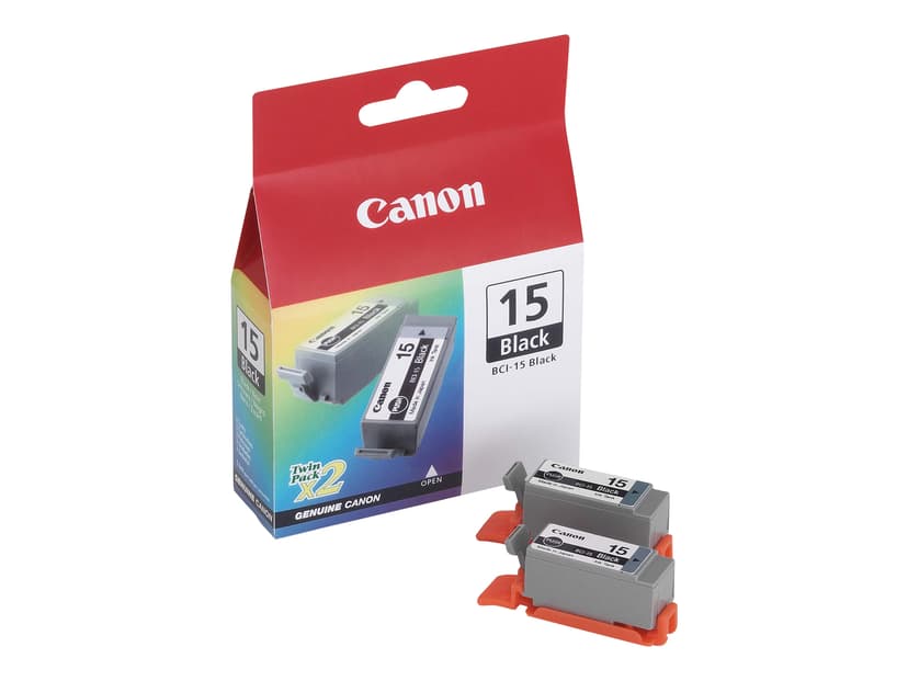Canon Bläck Svart BCI-15BK - I70/I80 2 PCS