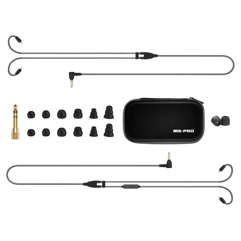 Mee Audio M6 Pro 2nd Generation Harmaa, Musta