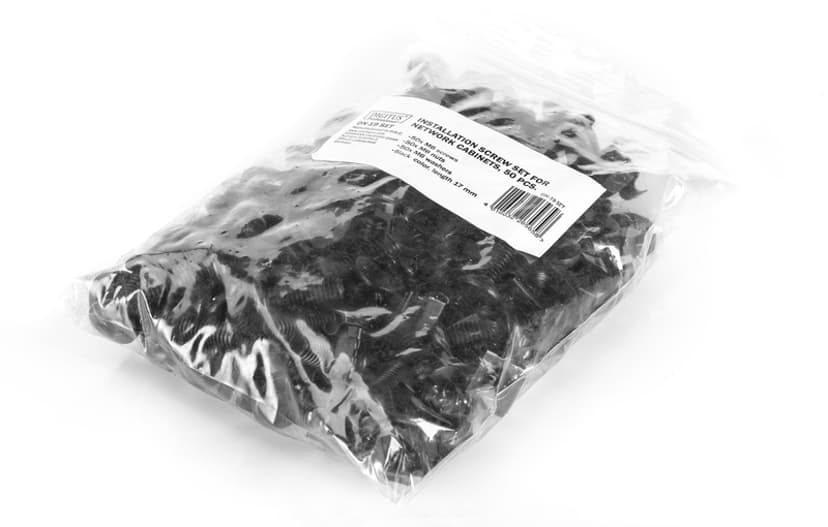 Digitus DN-19 SET Skruvar och muttrar för rack Svart 50-pack