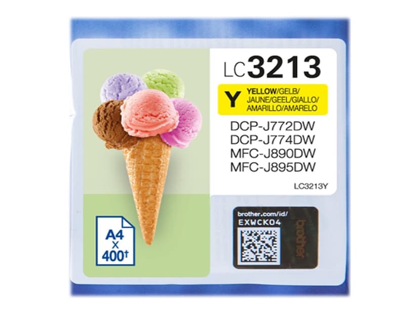 Brother Inkt Geel LC-3213Y - DCP-J772DW/DCP-J774DW