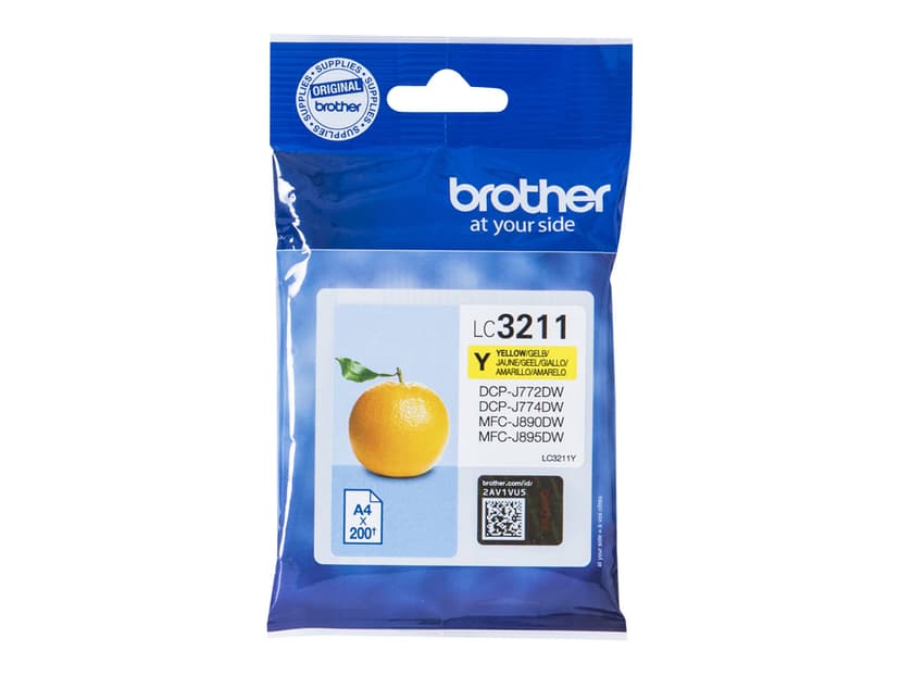Brother Bläck Gul LC-3211Y - DCP-J772DW/DCP-J774DW