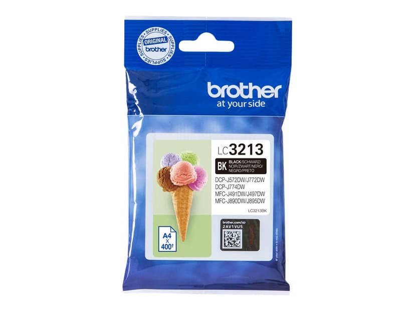 Brother Muste Musta LC-3213BK - DCP-J772DW/DCP-J774DW