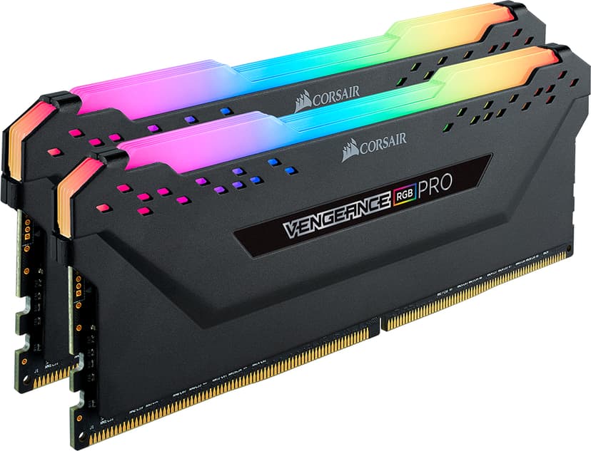 Corsair Vengeance RGB Pro 32GB 2X16GB DDR4 2666MHz CL16 Blac 32GB 2666MHz DDR4 288-pin DIMM