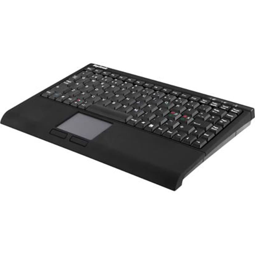 Deltaco Wireless Minikeyboard Touchpad Black
