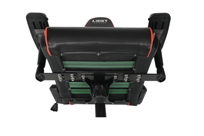 L33T E-Sport Gaming Stol - Röd + Lightpack + Röda Hjul