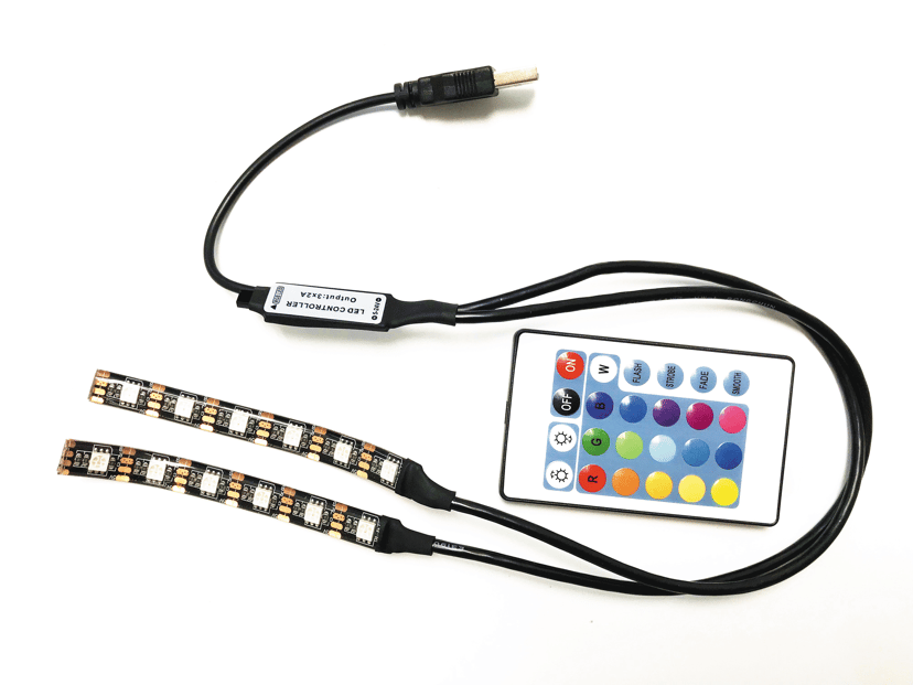 L33T E-Sport Gaming Stol - Röd + Lightpack + Röda Hjul