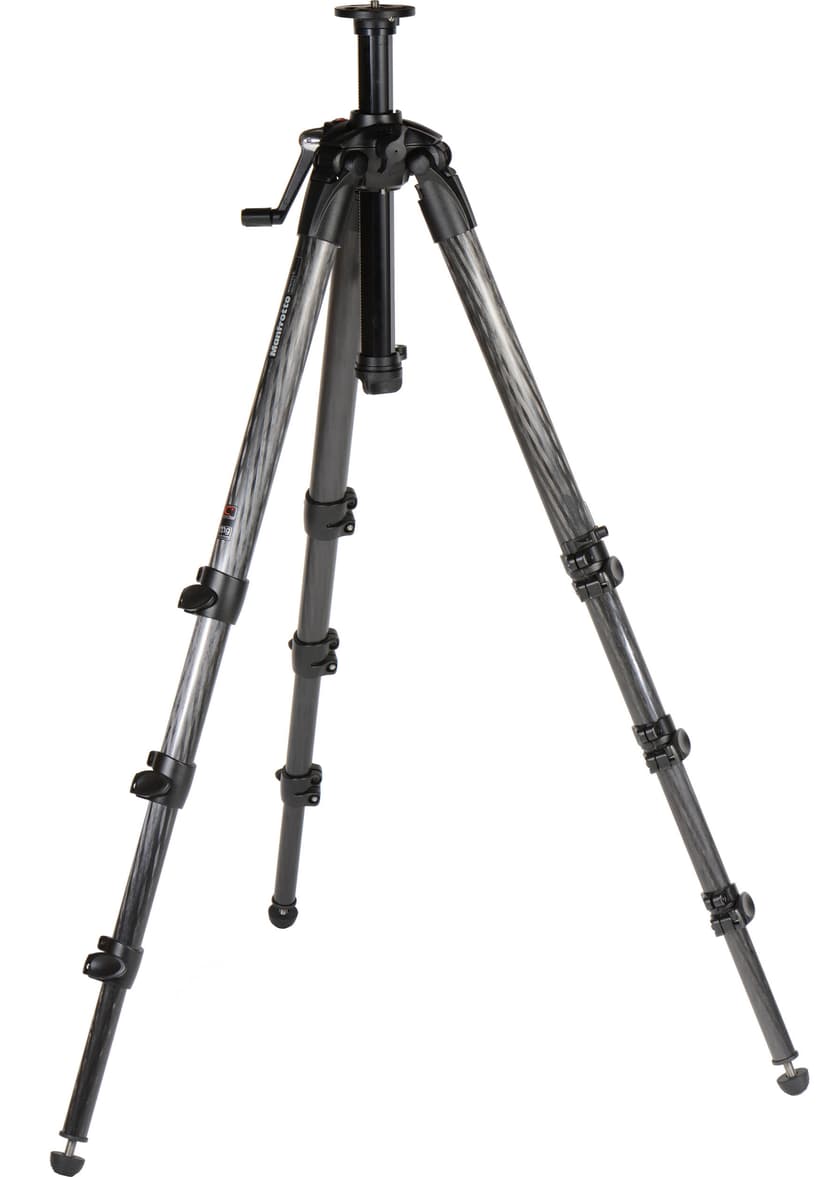 Manfrotto 057 Carbon Fibre 4 Section Tripod with Crank