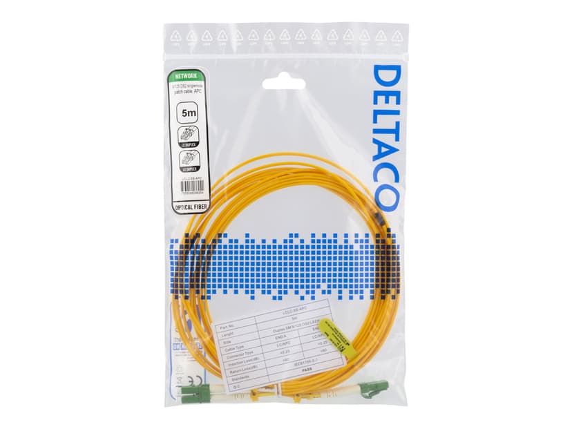 Deltaco Netværkskabel 5m LC LC OS2
