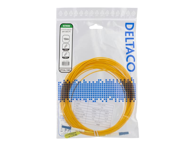 Deltaco Netværkskabel 10m LC LC OS2