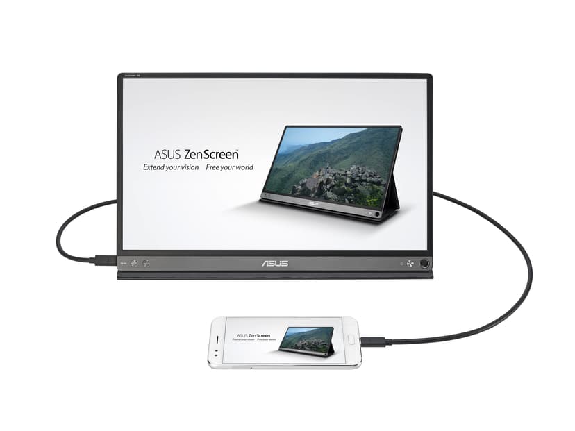 ASUS ZenScreen GO MB16AP - (Outlet-vare klasse 2) 15.6" 1920 x 1080pixels IPS 16:9