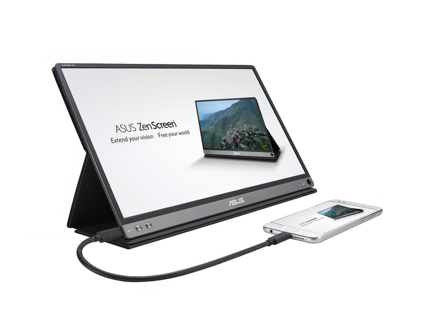 ASUS ZenScreen GO MB16AP - (Outlet-vare klasse 2) 15.6" 1920 x 1080pixels IPS 16:9