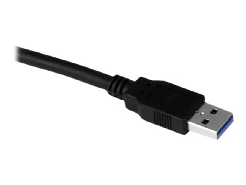 Startech 5 ft Black Desktop USB 3.0 Extension Cable 1.5m. USB A USB A Sort