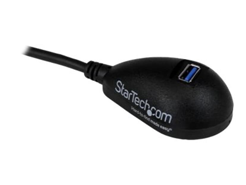 Startech 5 ft Black Desktop USB 3.0 Extension Cable 1.5m USB-A USB-A Svart