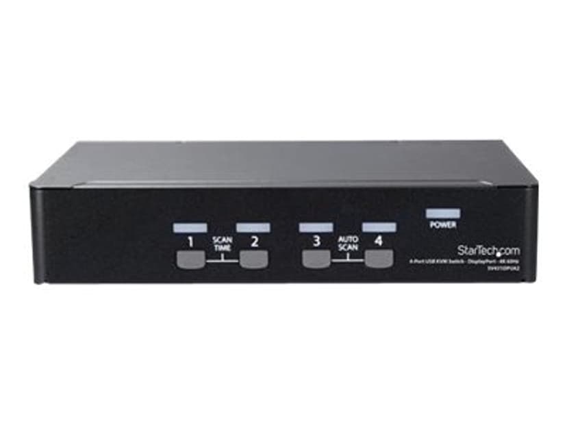 Startech 4 Port DisplayPort KVM Switch with 4K 60Hz