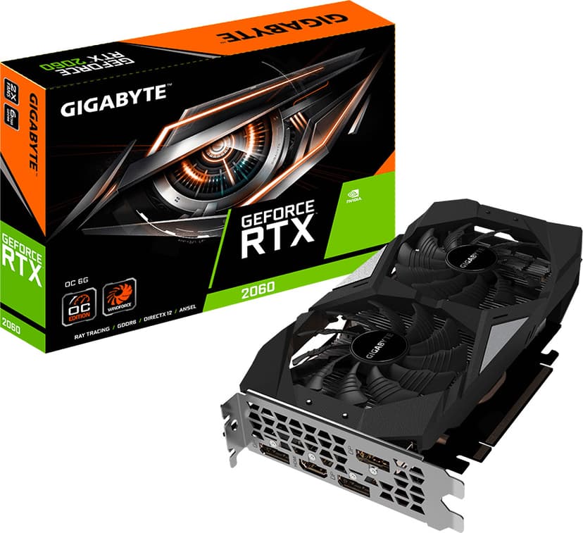 Gigabyte GeForce RTX 2060 OC 6G (GV-N2060OC-6GD)