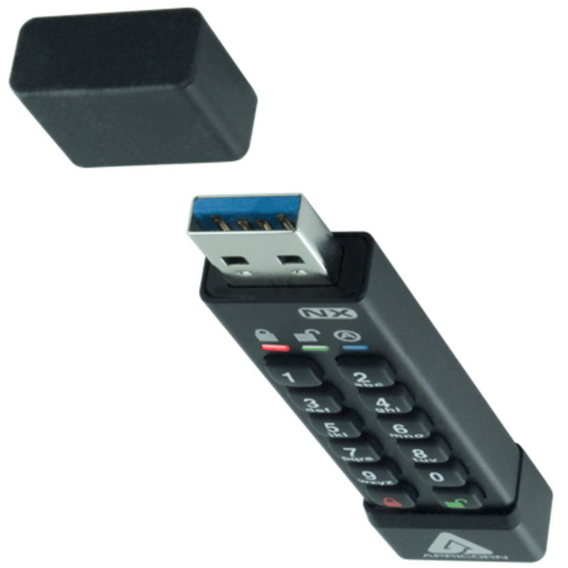 Apricorn Aegis Secure Key 3 NX 8GB USB-A Zwart