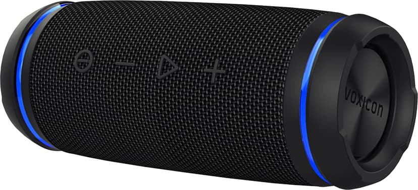 Voxicon W25 – Draadloze Bluetooth speaker met 360° geluid en IPX6 Zwart