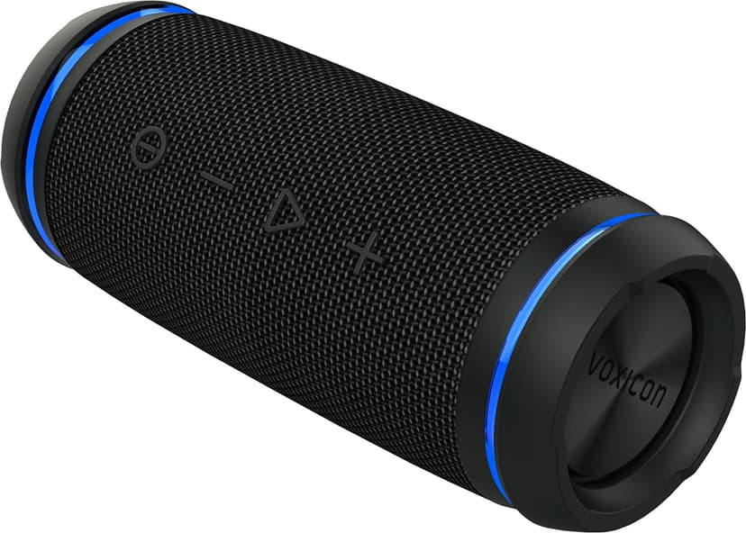 Voxicon W25 – Draadloze Bluetooth speaker met 360° geluid en IPX6 Zwart