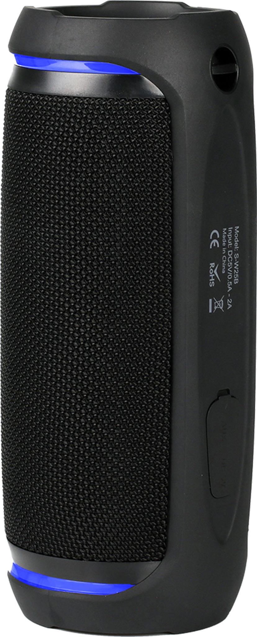 Voxicon W25 – Draadloze Bluetooth speaker met 360° geluid en IPX6 Zwart