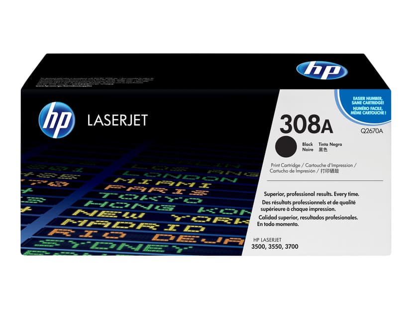 HP Toner Svart - CLJ 3500/3700