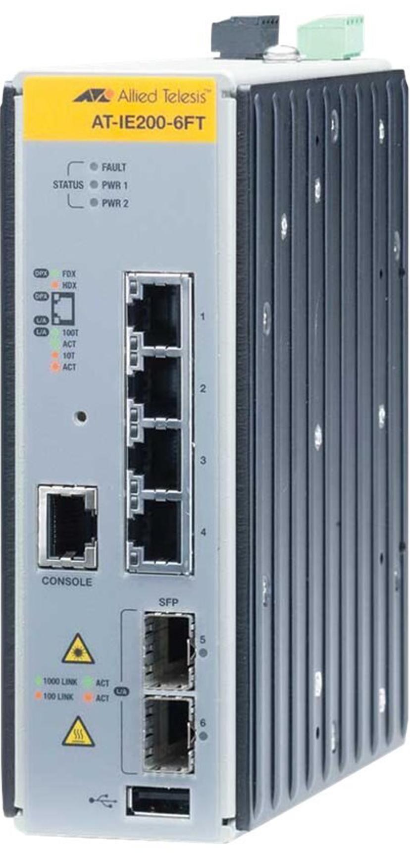 Allied Telesis AT IE200-6FT Industrial Switch