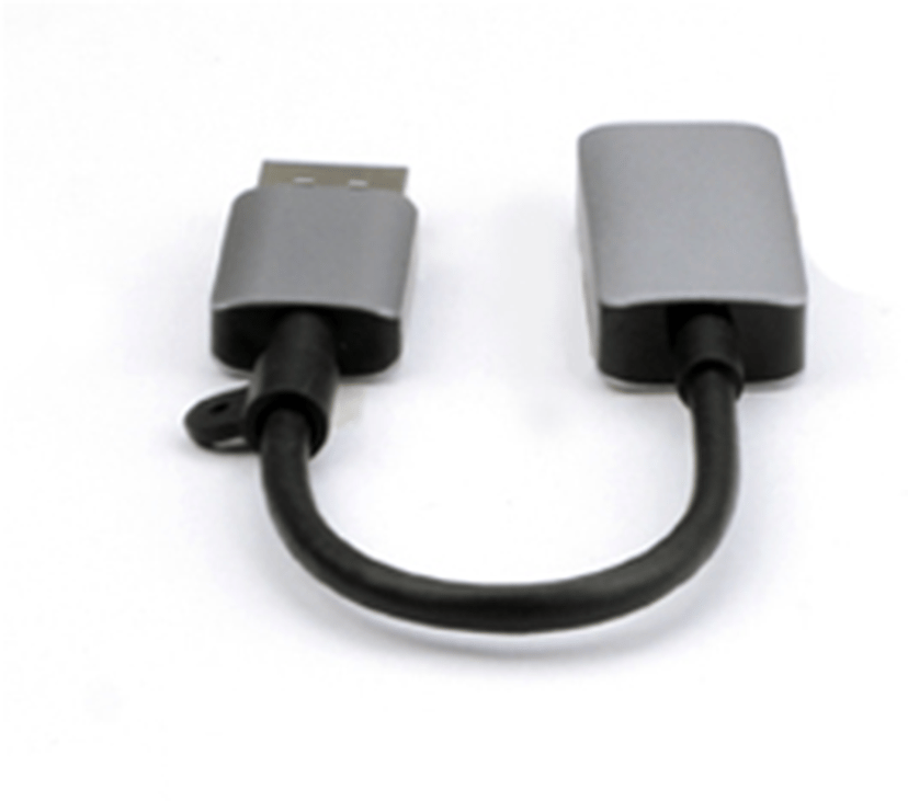 Prokord Video Adapter Premium DP-HDMI DisplayPort HDMI Grå, Svart