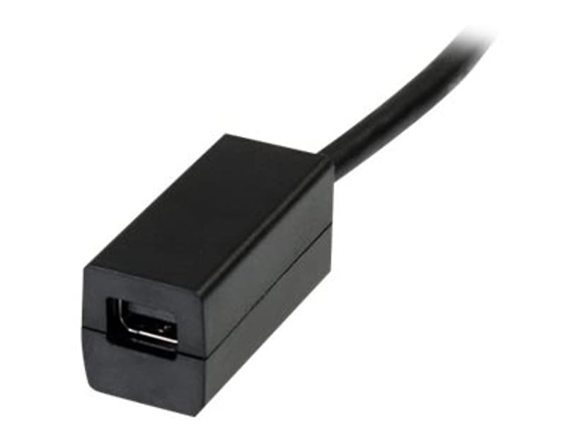 Startech 6in DisplayPort to Mini DisplayPort Video Cable Adapter 0.152m Mini DisplayPort DisplayPort Svart