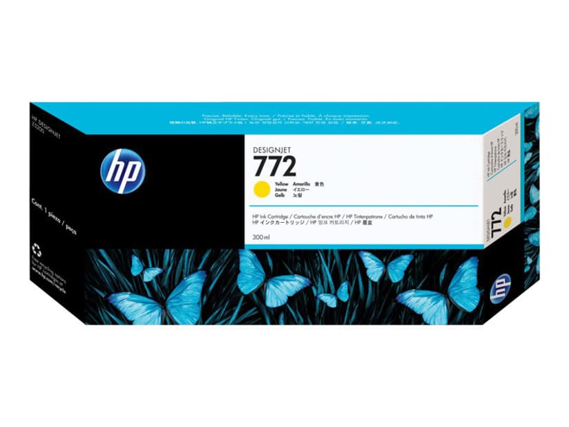 HP Blæk Gul No.772 - DESIGNJET Z5200PS