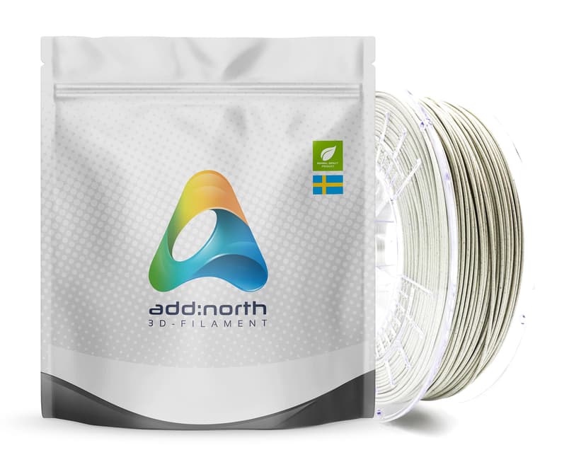 Addnorth E-PLA - 1.75mm - 750g Marmor
