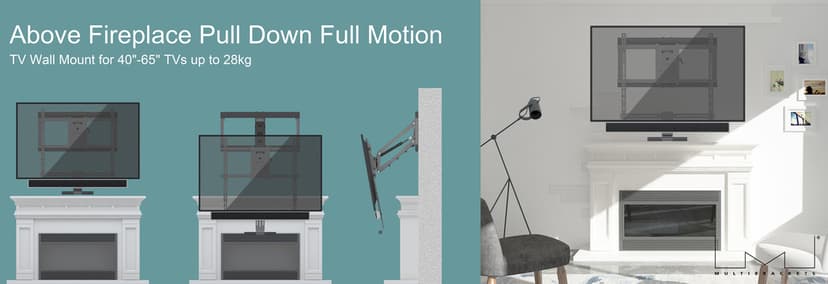 Multibrackets M Pull Down Full Motion Flexarm