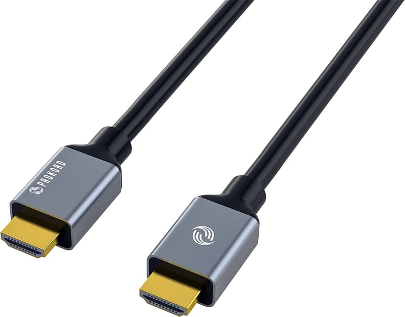 Prokord BLACK EDITION 2m HDMI HDMI Sort