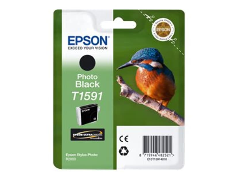 Epson Blæk Foto Sort T1591 - R2000