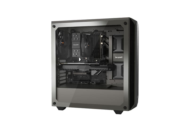 be quiet! Pure Base 500 Glass Midi Tower Grå