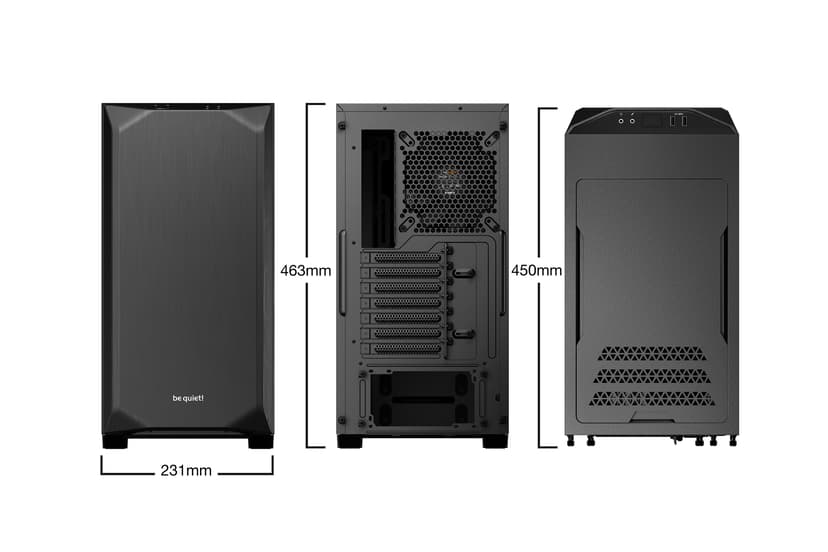 be quiet! Pure Base 500 Solid Midi Tower Sort