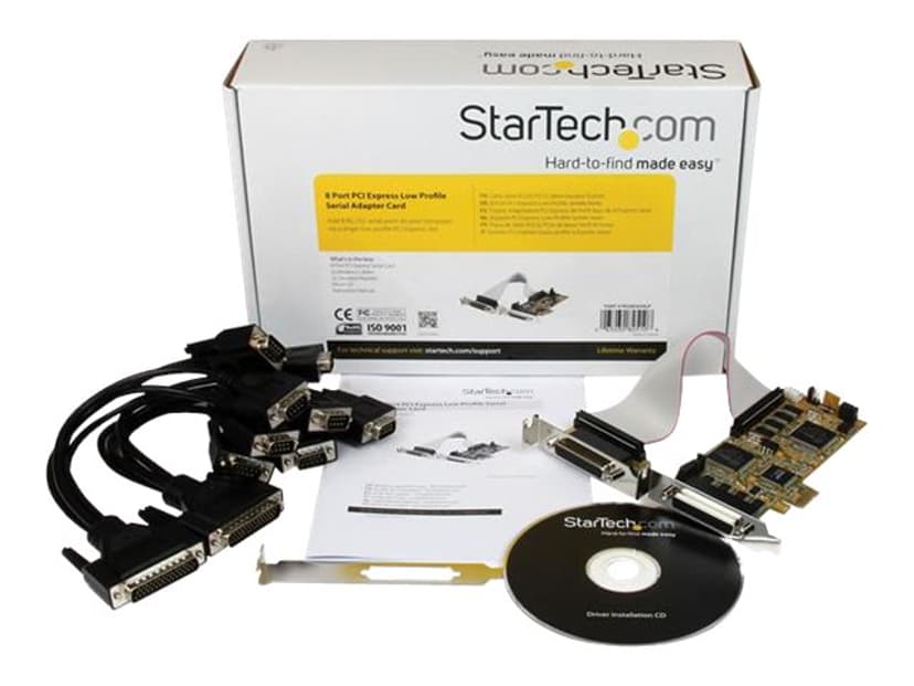 Startech 8 Port PCI Express Low Profile Serial Adapter Card