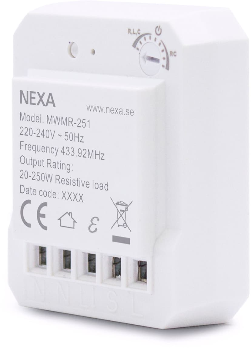 Nexa MWMR-251 Himmennin virrankatkaisijaan..