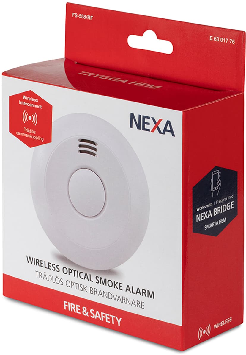 Nexa Brandvarnare Trådlös FS-558/RF