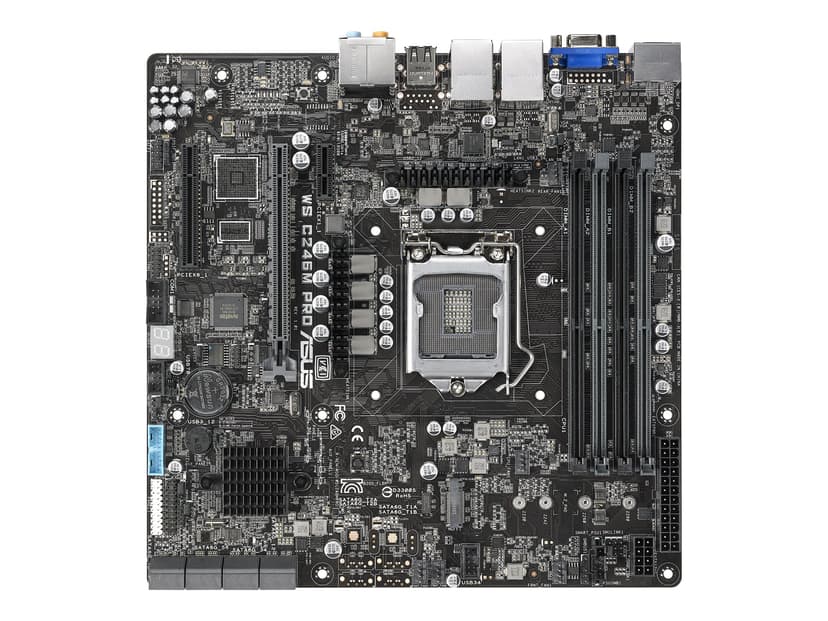 ASUS WS C246M PRO LGA 1151 Micro-ATX Moderkort