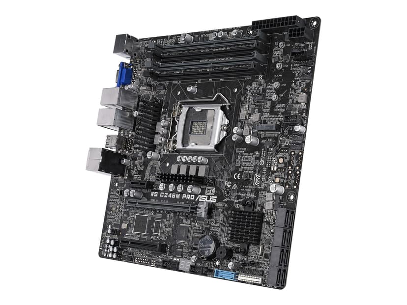 ASUS WS C246M PRO LGA 1151 Micro-ATX Moderkort
