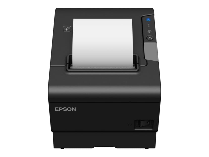 Epson TM-T88VI-IHUB EPOS USB/RS232/ETH Med Strømadapter Sort