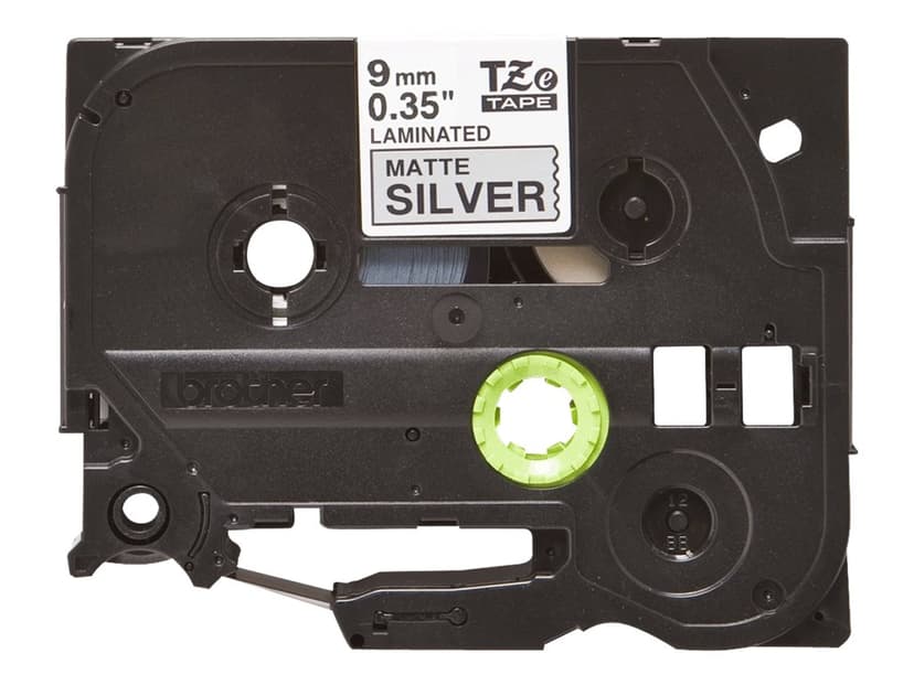 Brother Tape 9mm TZe-M921 Zwart/Mat Zilver