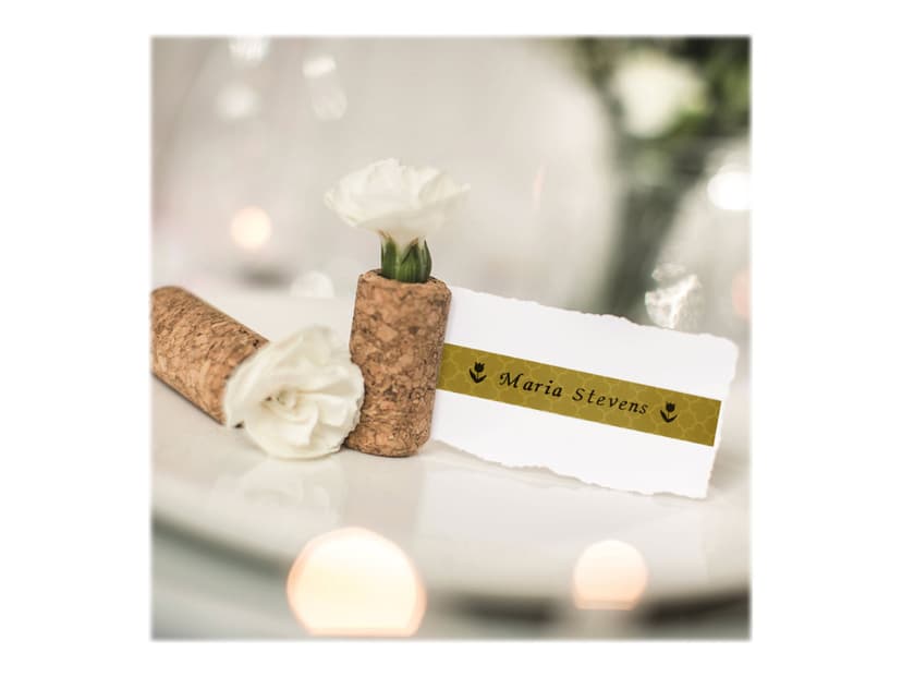 Brother Tape 12mm TZe-MPGG31 Svart/Guld Transparent