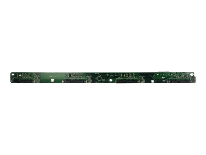 Inter-Tech IPC 4U-4424 24-Bay Rack Sølv, Svart